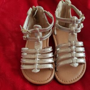 Stylish Silver Kids Sandals